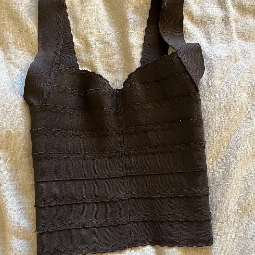 Black corset top SMALL